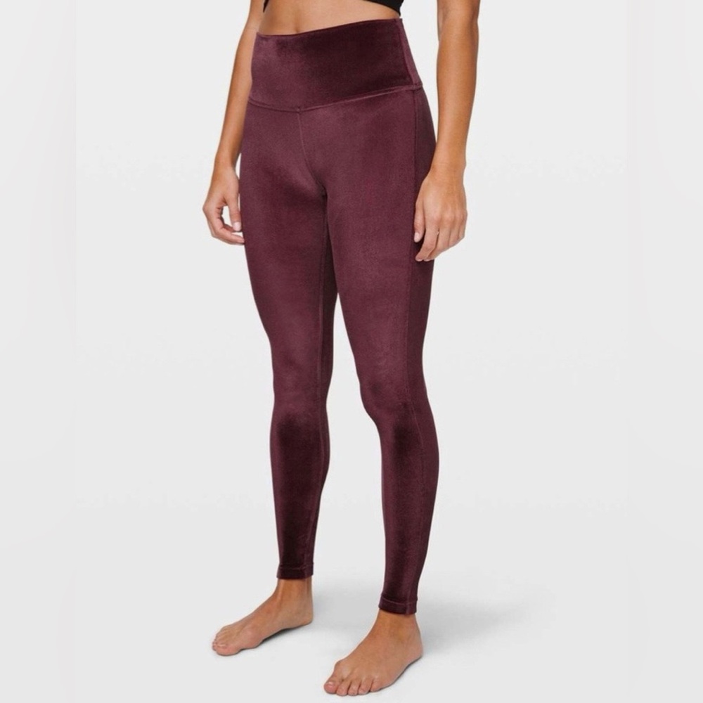 Lululemon Wunder Lounge High-Rise Tight Velvet